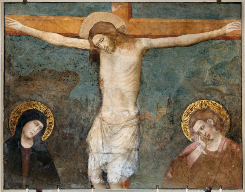 Crucifixion with Mary and John the Apostle